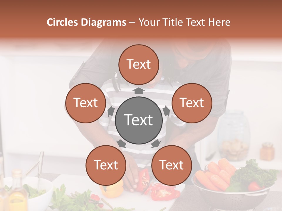 Adult Vegetable Healthy PowerPoint Template