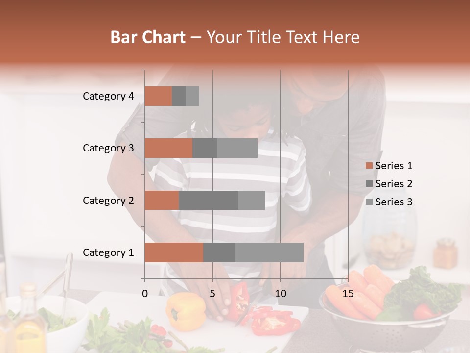 Adult Vegetable Healthy PowerPoint Template