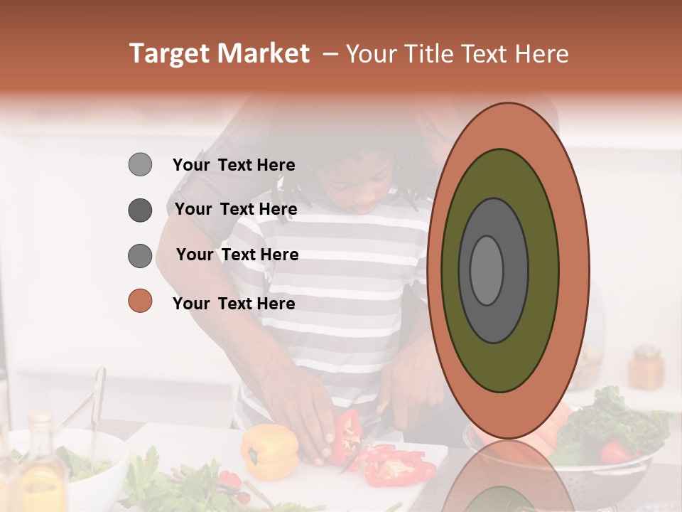 Adult Vegetable Healthy PowerPoint Template