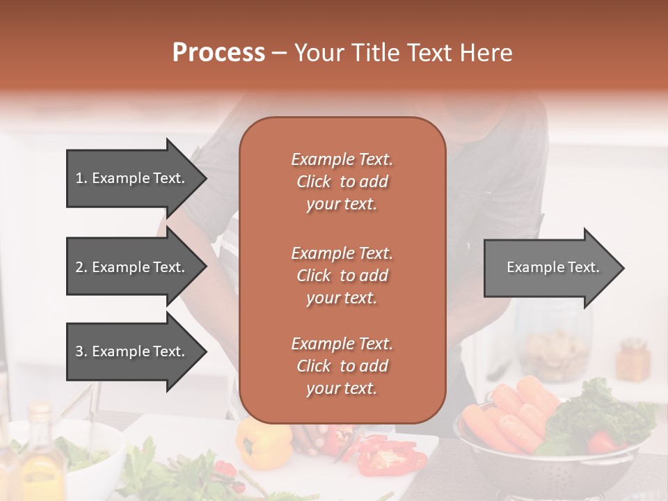 Adult Vegetable Healthy PowerPoint Template