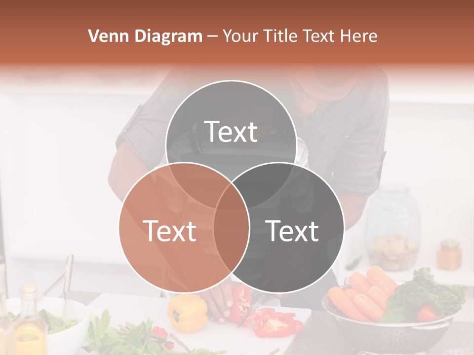 Adult Vegetable Healthy PowerPoint Template