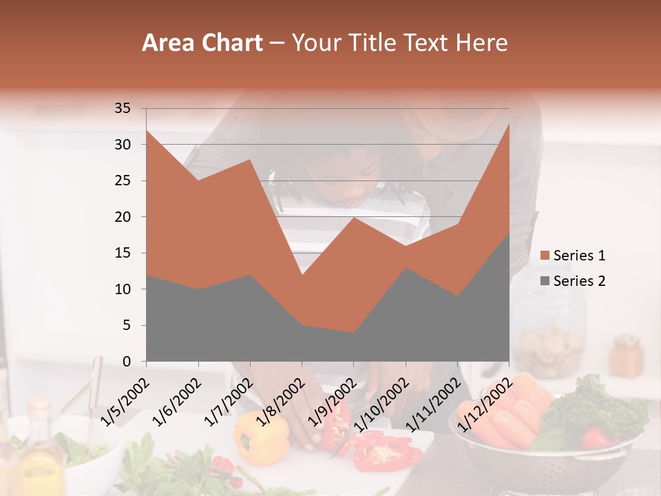 Adult Vegetable Healthy PowerPoint Template