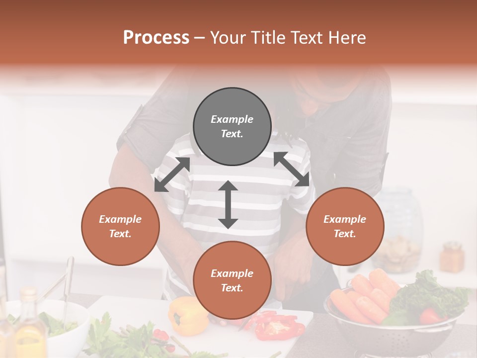 Adult Vegetable Healthy PowerPoint Template