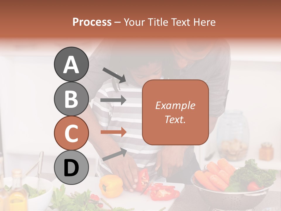 Adult Vegetable Healthy PowerPoint Template