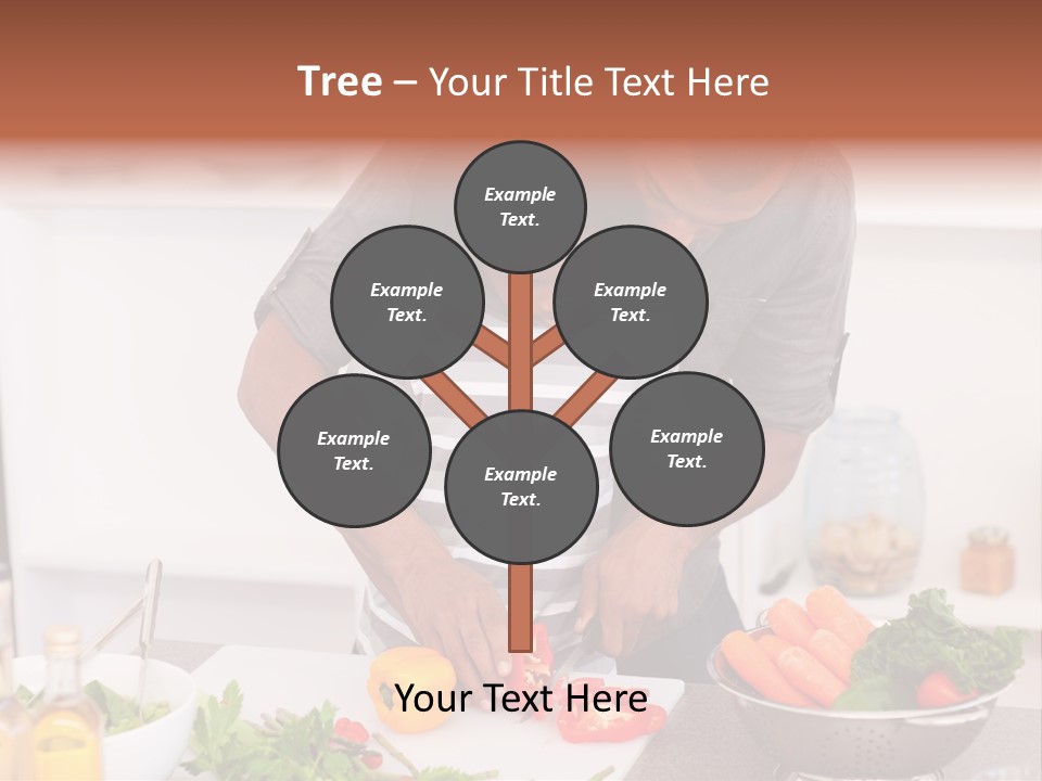 Adult Vegetable Healthy PowerPoint Template