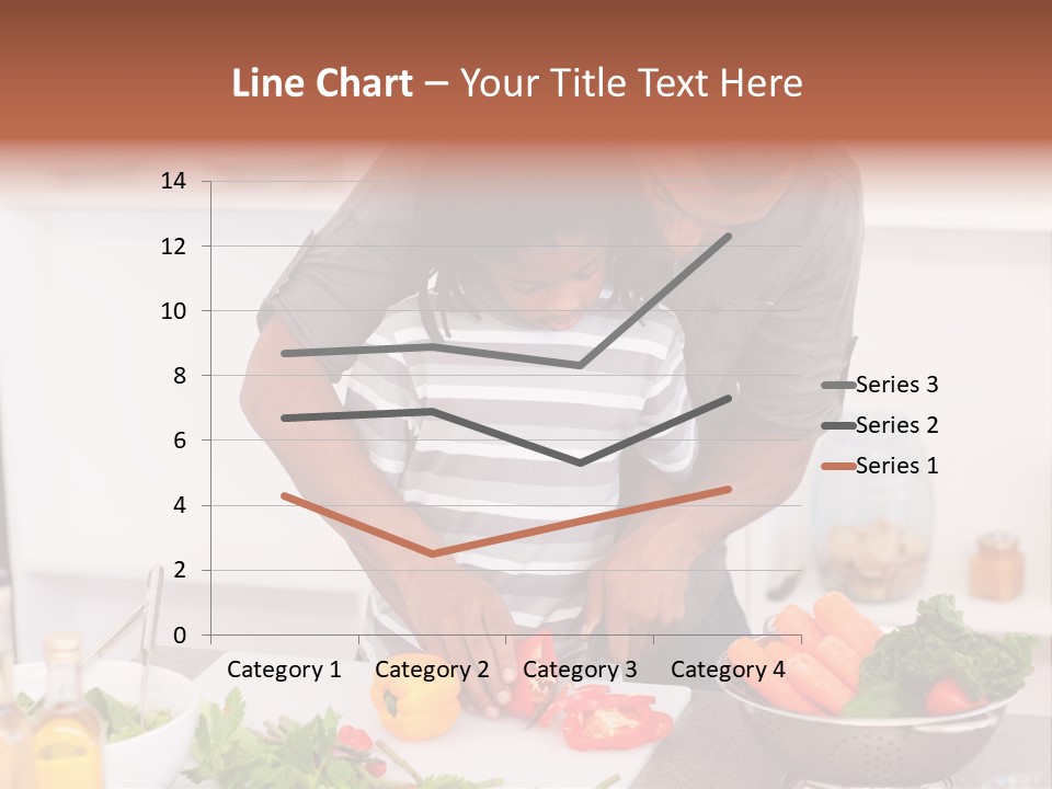 Adult Vegetable Healthy PowerPoint Template