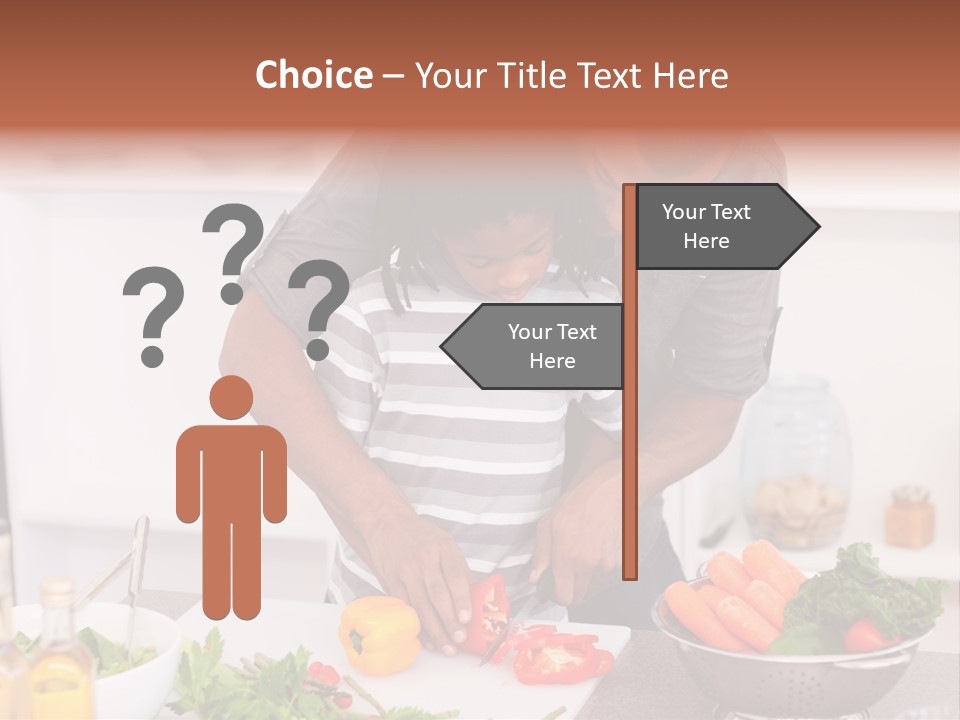 Adult Vegetable Healthy PowerPoint Template