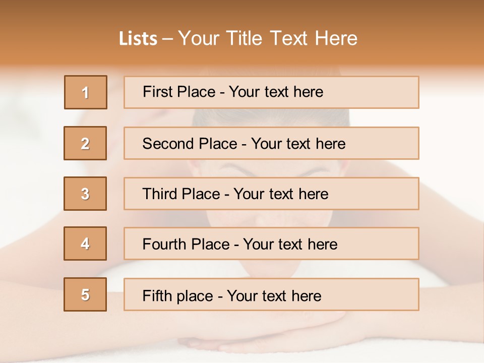 Resort Isolated Beauty PowerPoint Template