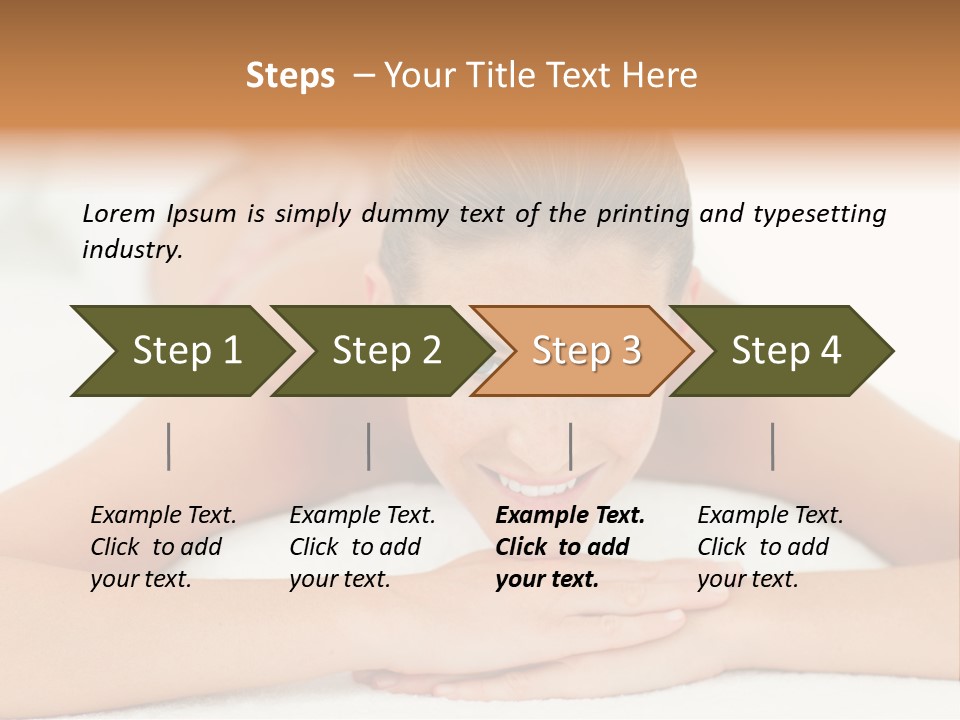 Resort Isolated Beauty PowerPoint Template