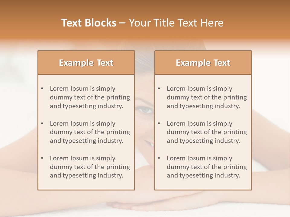 Resort Isolated Beauty PowerPoint Template