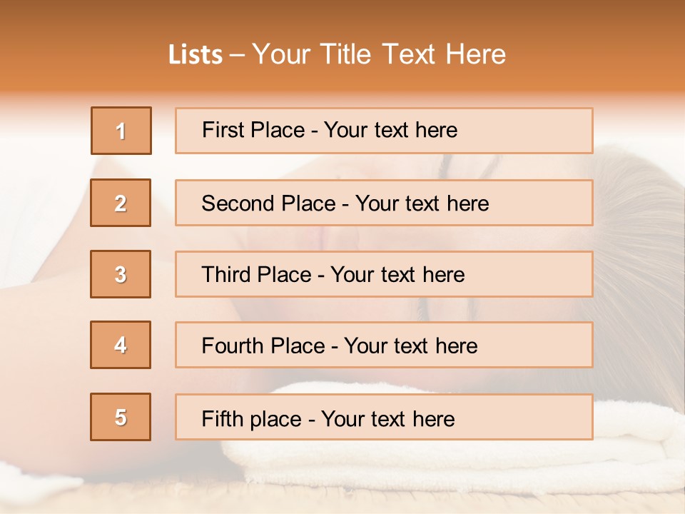 Relax Luxury Treatment PowerPoint Template