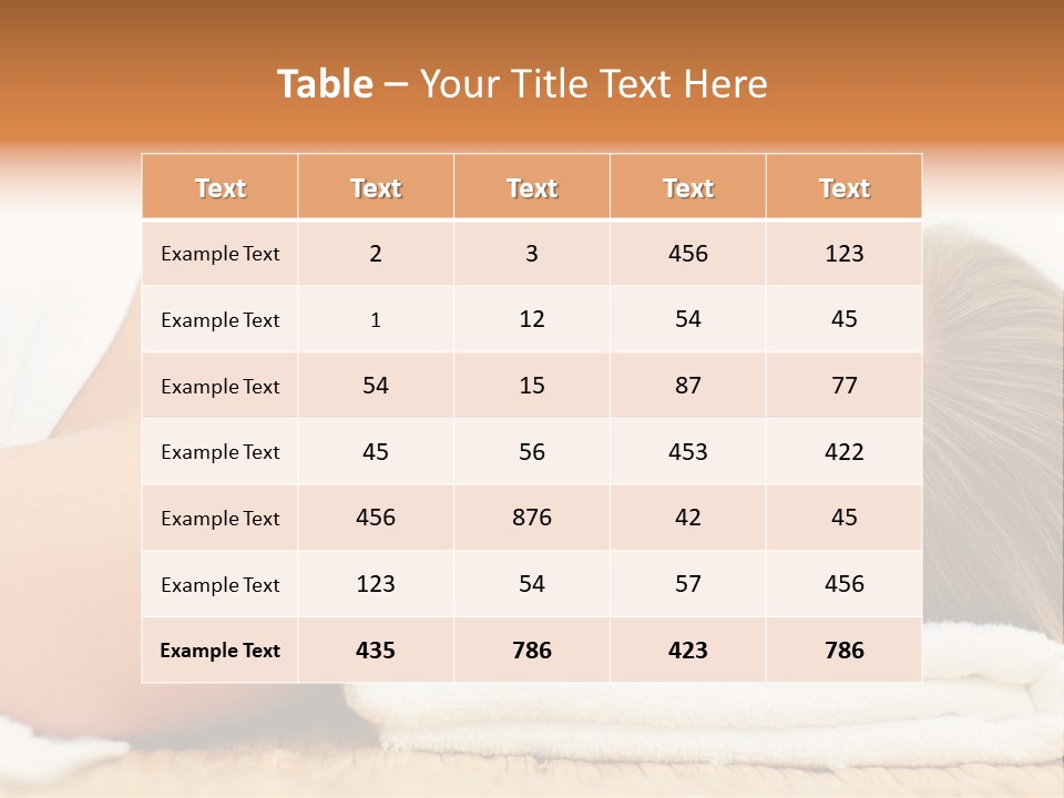 Relax Luxury Treatment PowerPoint Template