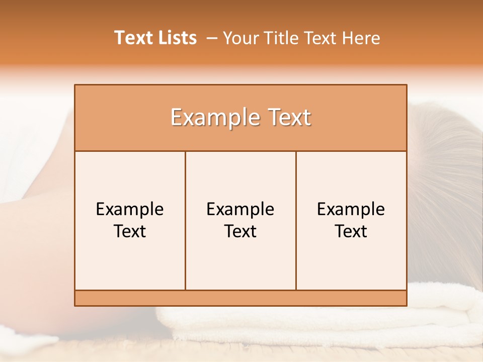 Relax Luxury Treatment PowerPoint Template