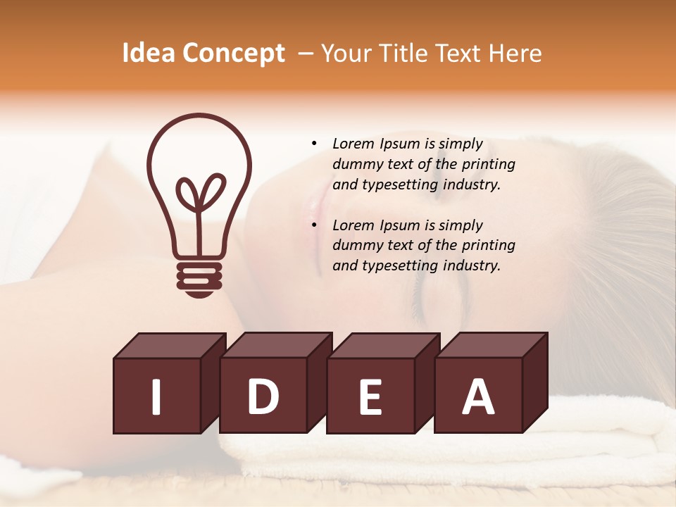 Relax Luxury Treatment PowerPoint Template