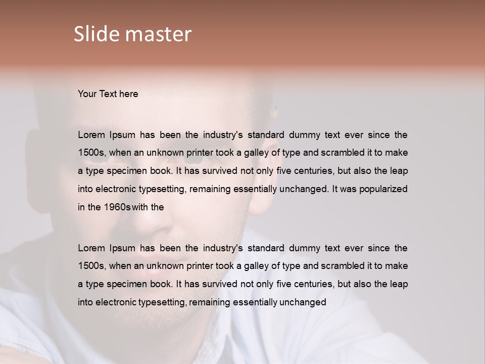 Ear Studio Blue PowerPoint Template