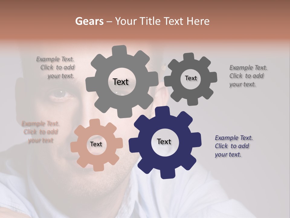 Ear Studio Blue PowerPoint Template