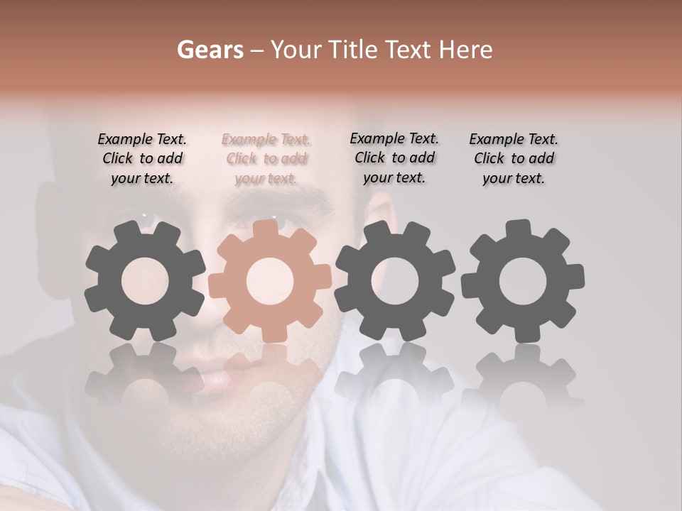 Ear Studio Blue PowerPoint Template