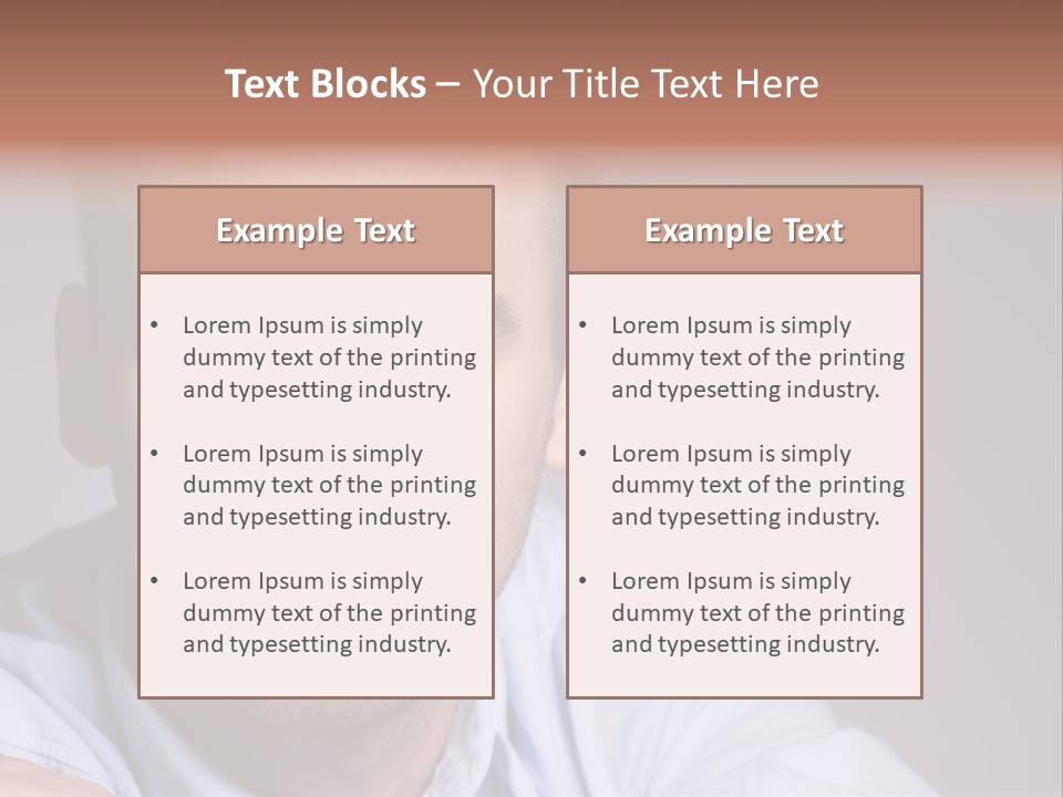 Ear Studio Blue PowerPoint Template