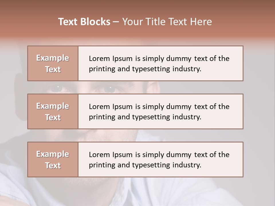 Ear Studio Blue PowerPoint Template