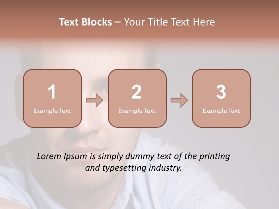 Ear Studio Blue PowerPoint Template