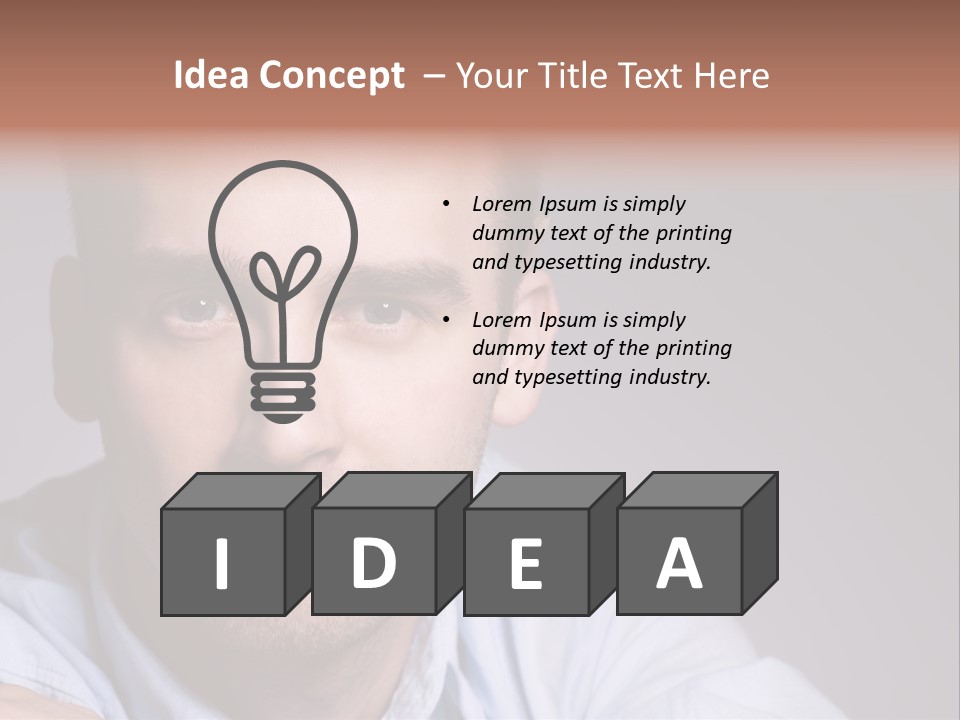 Ear Studio Blue PowerPoint Template