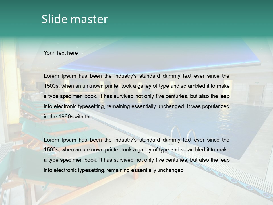 Vacation Bright Peaceful PowerPoint Template