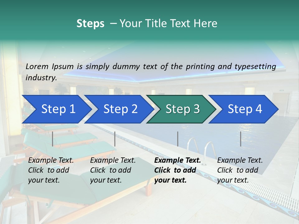 Vacation Bright Peaceful PowerPoint Template