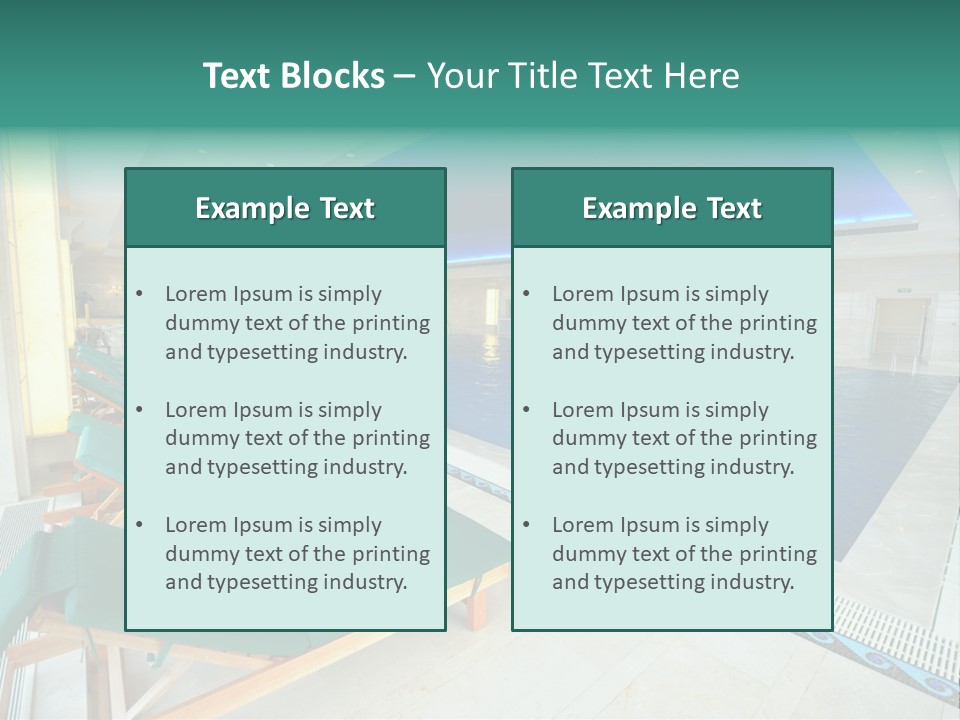 Vacation Bright Peaceful PowerPoint Template