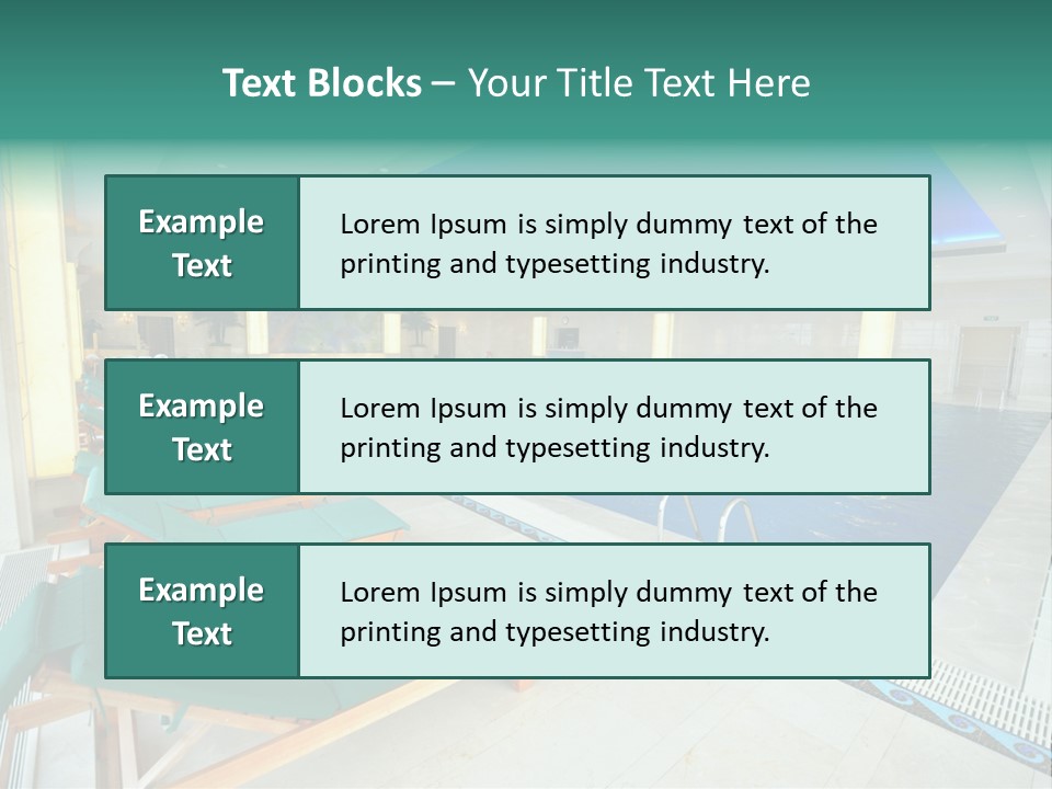 Vacation Bright Peaceful PowerPoint Template