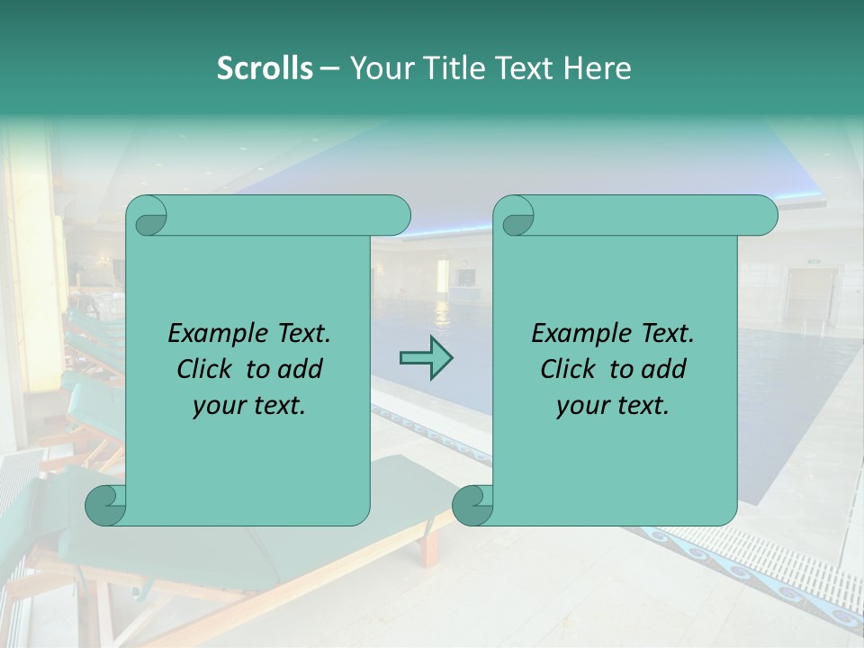 Vacation Bright Peaceful PowerPoint Template