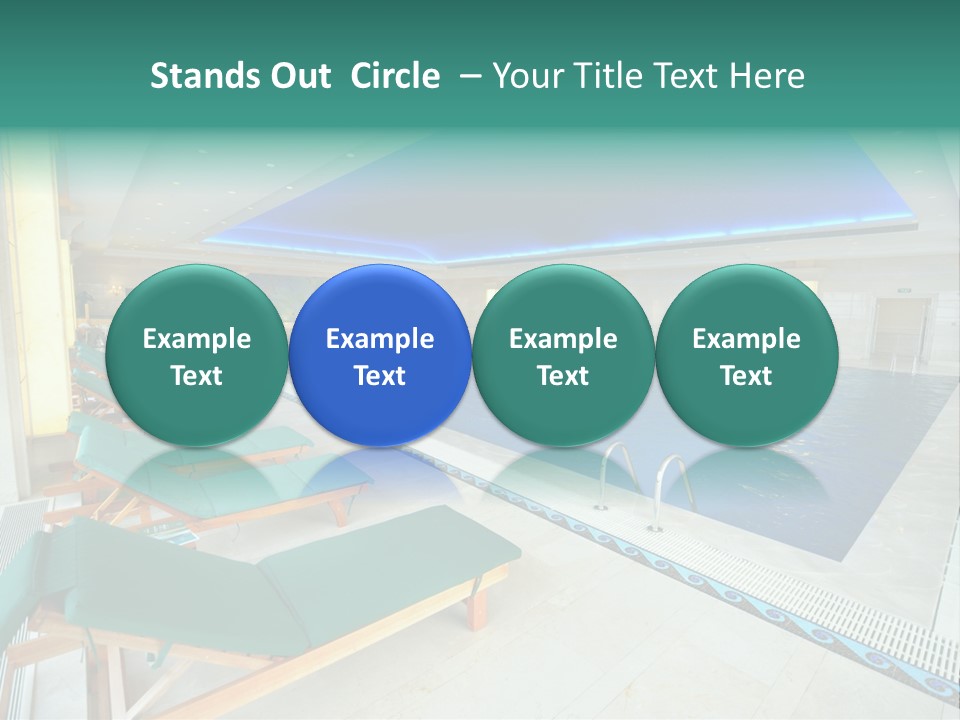 Vacation Bright Peaceful PowerPoint Template