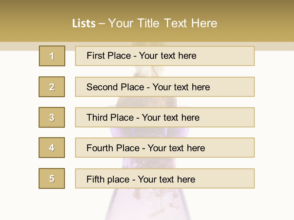 Water White Spring PowerPoint Template