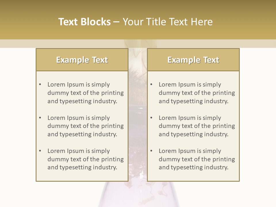 Water White Spring PowerPoint Template