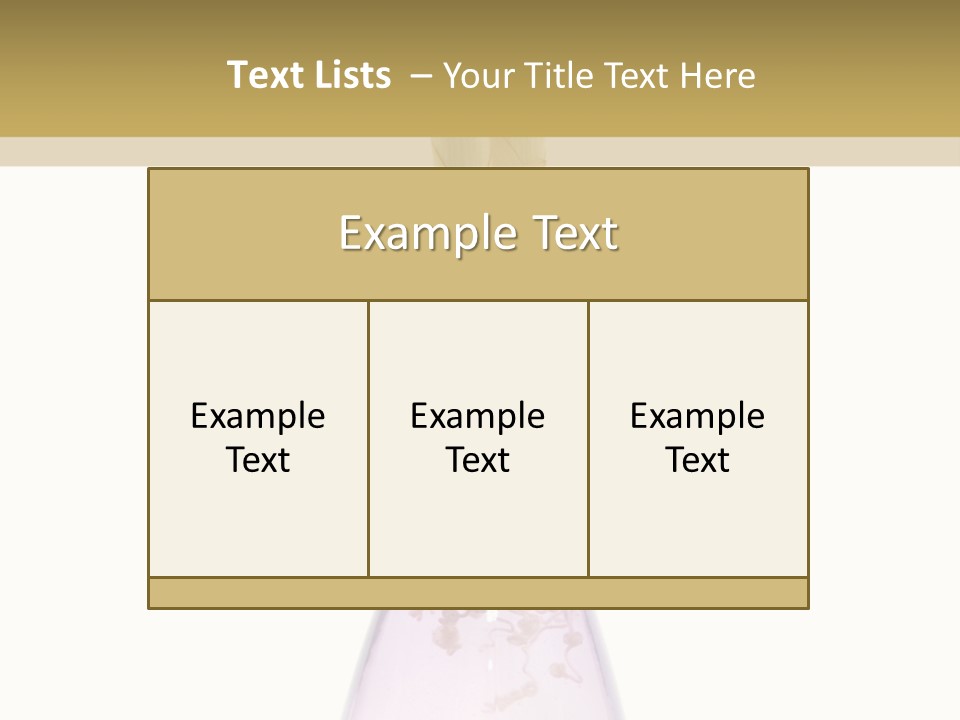 Water White Spring PowerPoint Template