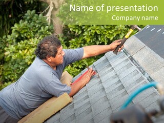 Nail New Rooftop PowerPoint Template