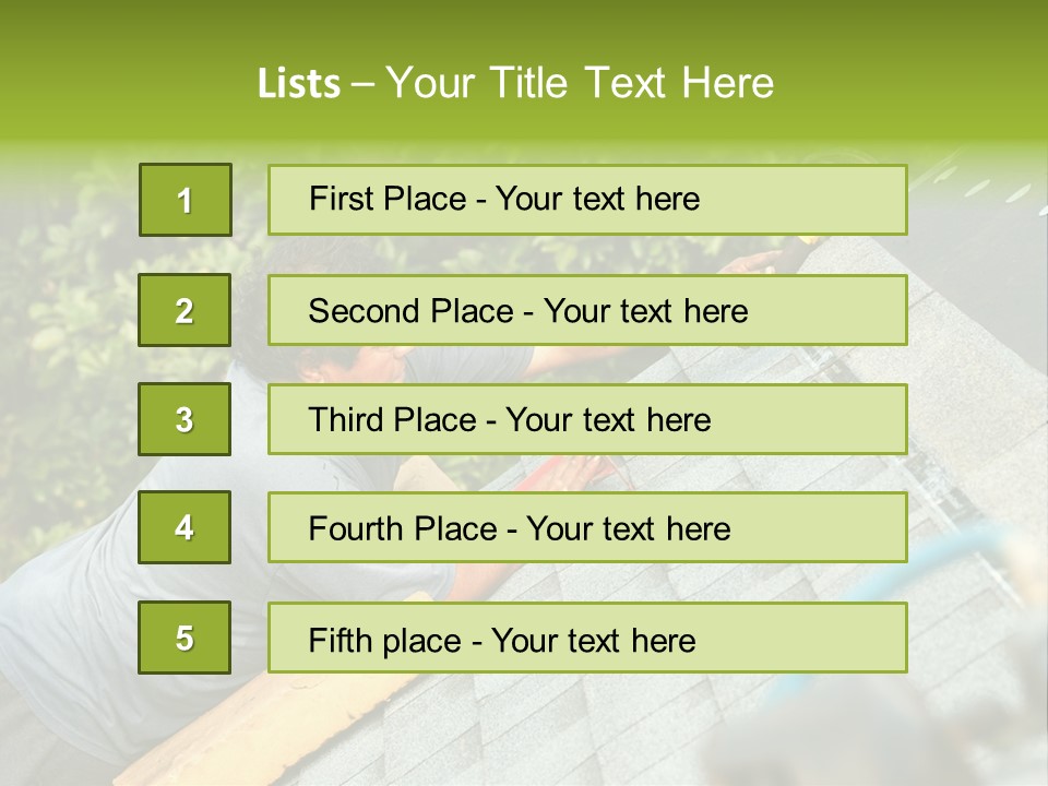 Nail New Rooftop PowerPoint Template