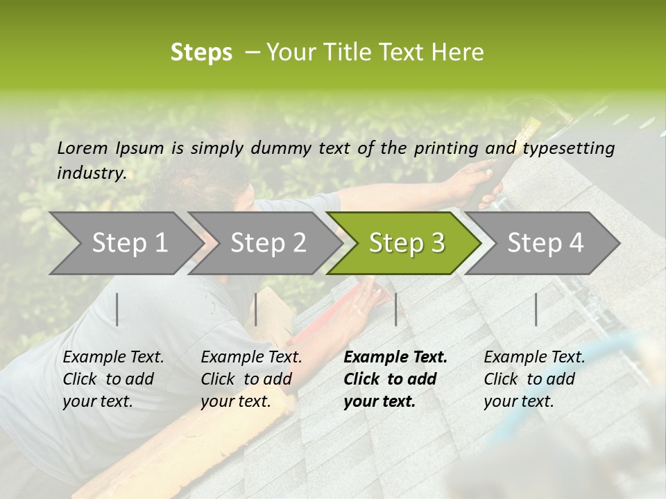 Nail New Rooftop PowerPoint Template
