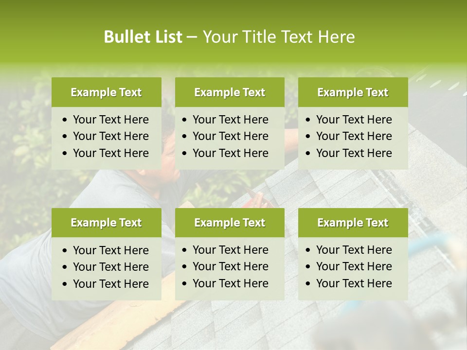 Nail New Rooftop PowerPoint Template