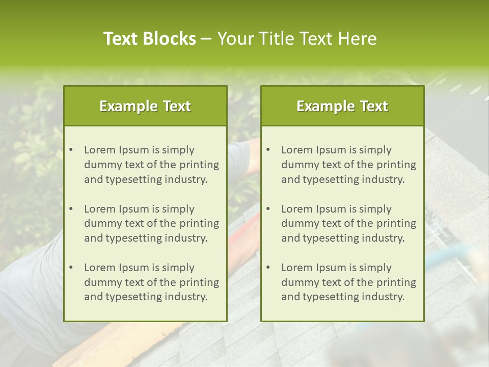 Nail New Rooftop PowerPoint Template