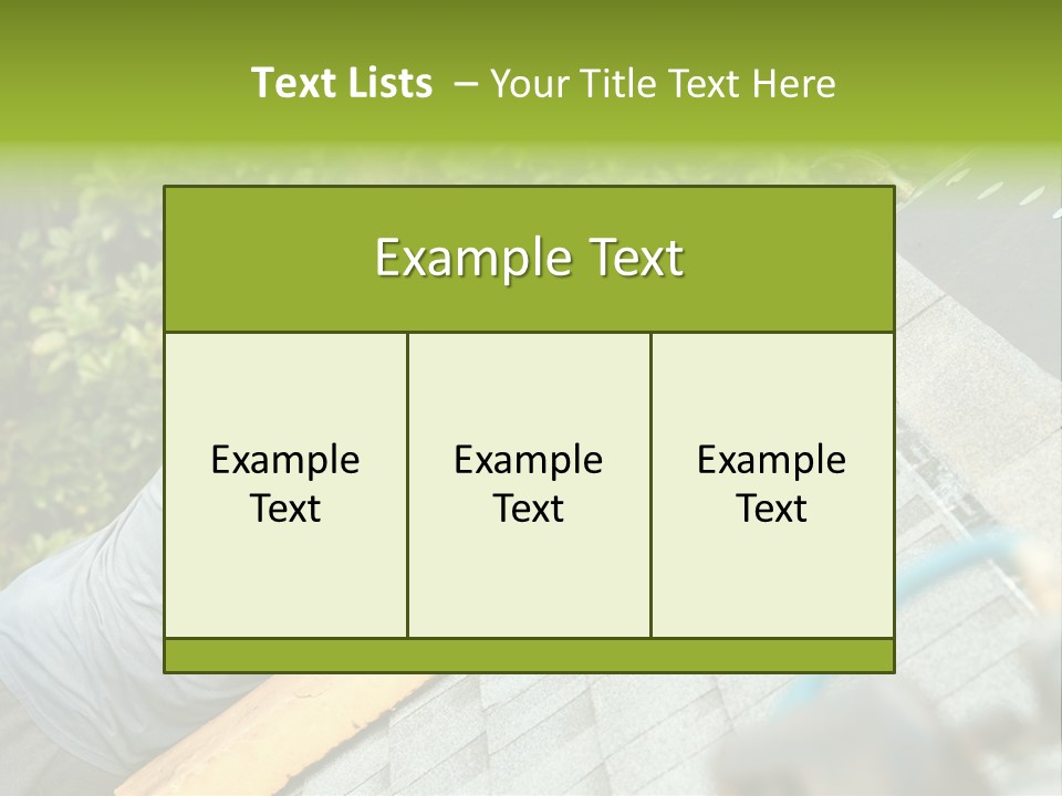 Nail New Rooftop PowerPoint Template
