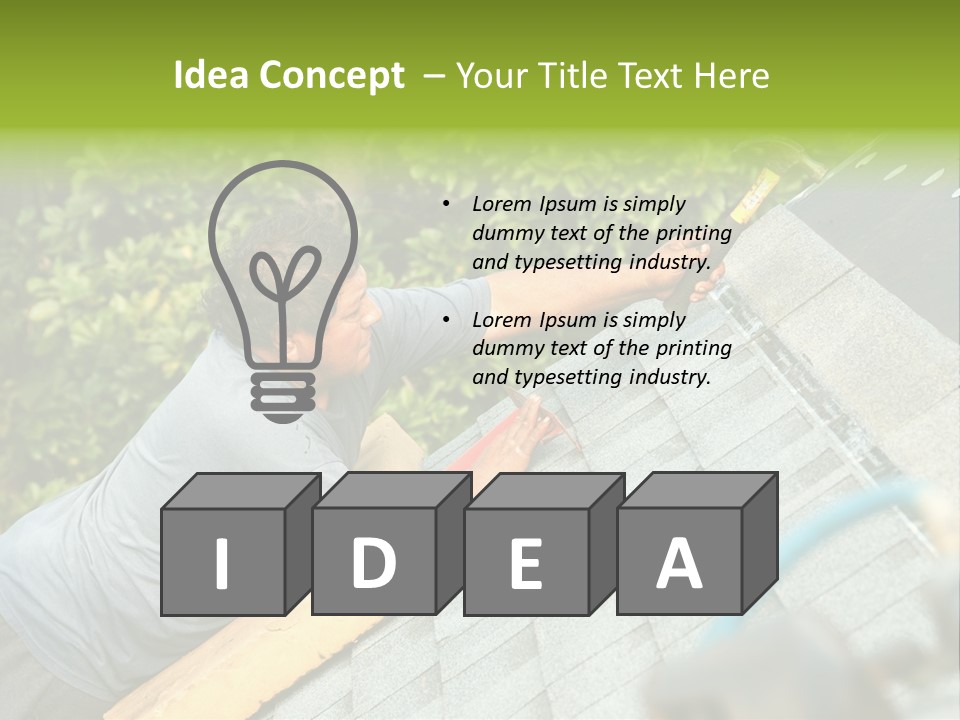 Nail New Rooftop PowerPoint Template