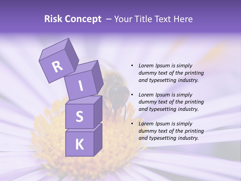 Summer Colorful Calceolaria PowerPoint Template