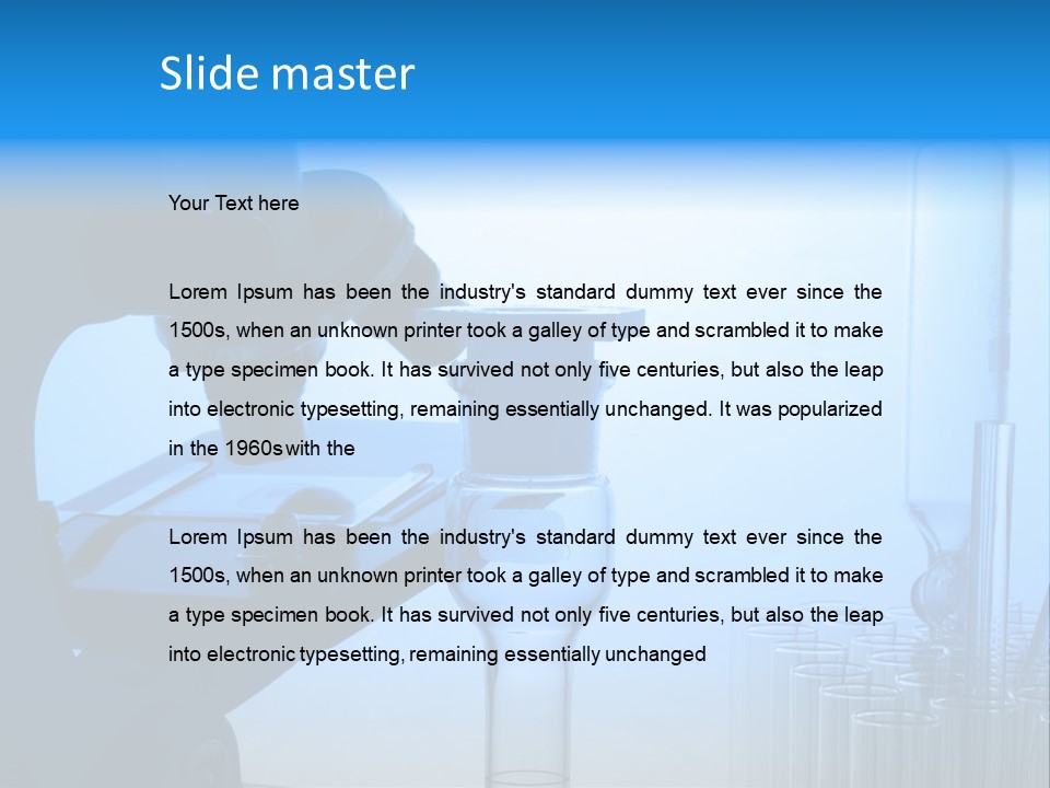 Racing Connection Blur PowerPoint Template