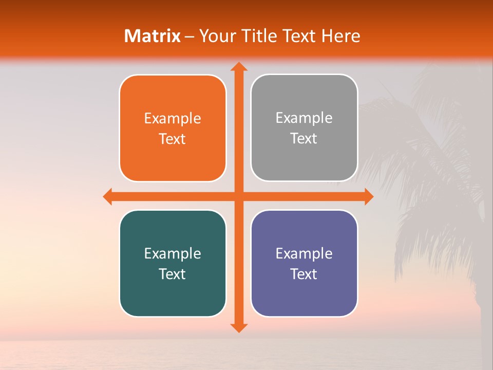 Tropical Florida Glimmer PowerPoint Template