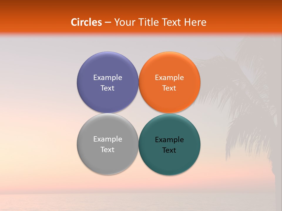 Tropical Florida Glimmer PowerPoint Template