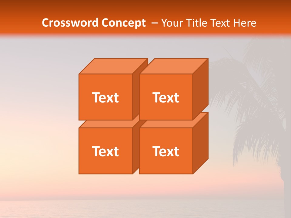 Tropical Florida Glimmer PowerPoint Template