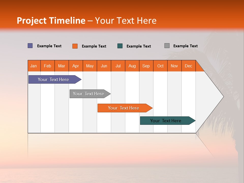Tropical Florida Glimmer PowerPoint Template