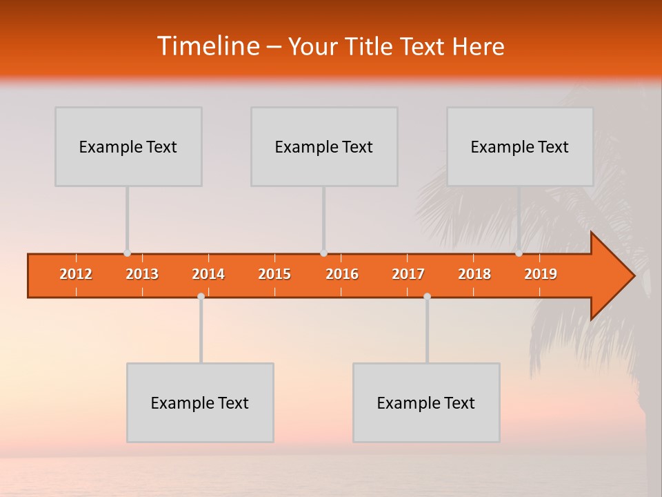 Tropical Florida Glimmer PowerPoint Template