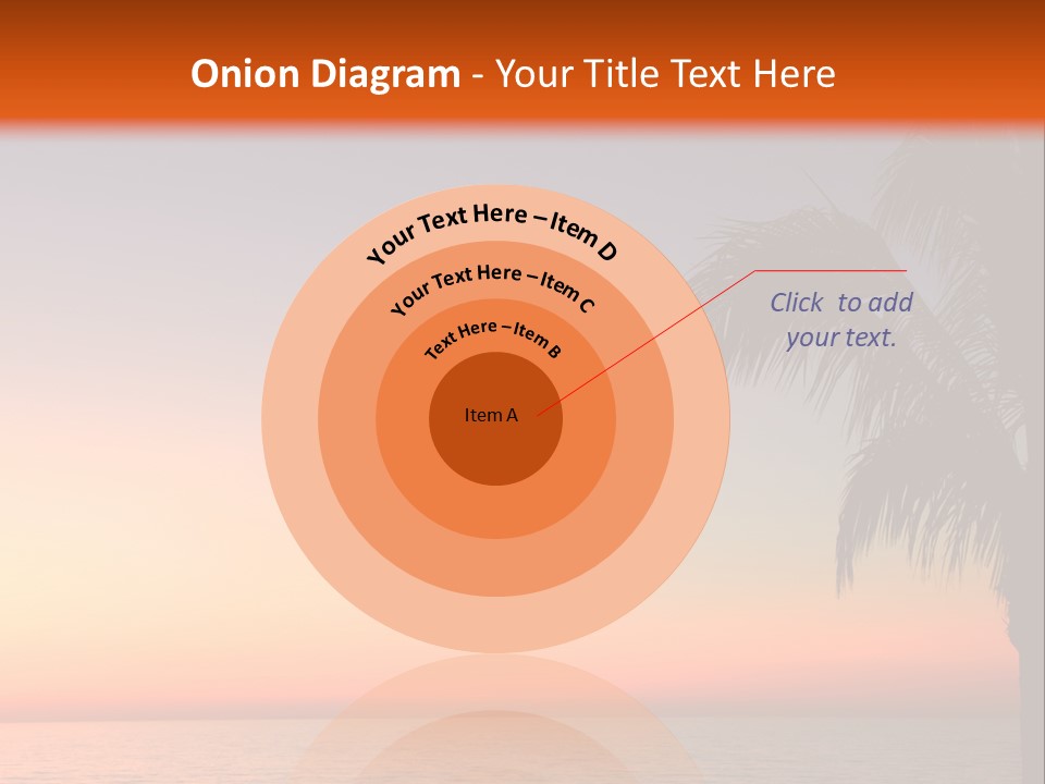 Tropical Florida Glimmer PowerPoint Template