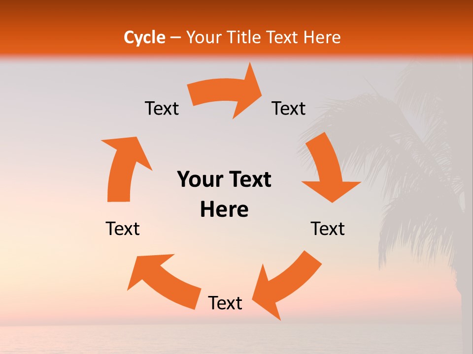 Tropical Florida Glimmer PowerPoint Template